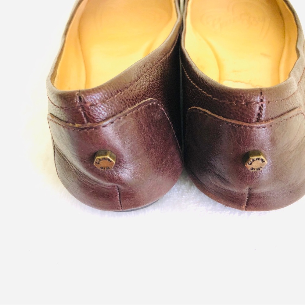 🔅Gianni Bono Brown Ballet Flat Shoe Size 6.5 - Picture 3 of 6